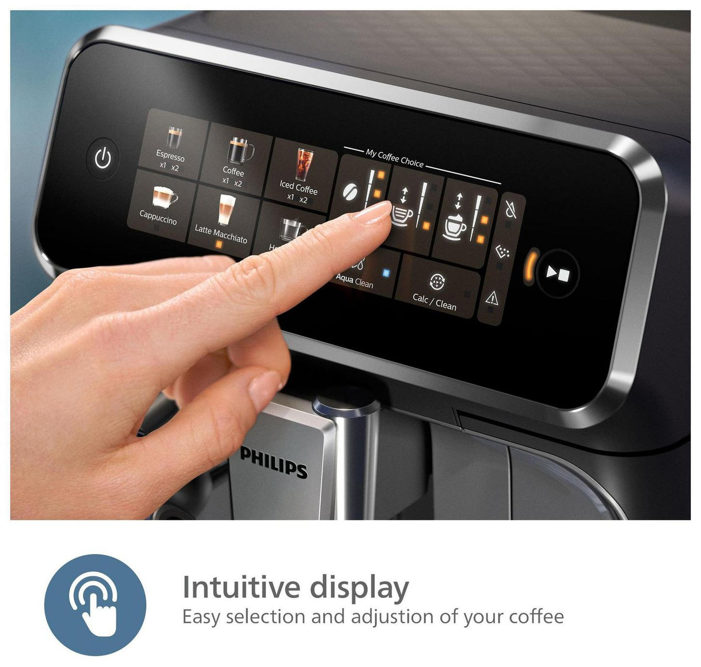 3300 Series LatteGo Bean to Cup Coffee Machine-Black